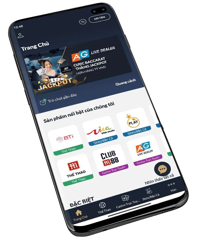 Giao diện thân thiện của ứng dụng bsports casino