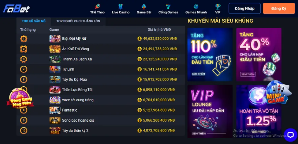 Ứng dụng di động bsports casino
